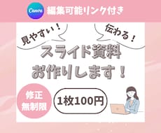 スライド資料を心をこめてお作りいたします マネースクールの教材用スライド資料作成経験あり！