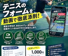 テニスの悩みを動画からズバリ改善します あなたの動画を見て、今一番直すべきポイントをお伝えします！