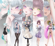 キャラクターイラスト制作します イメージ1