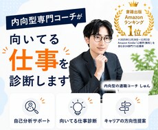 内向型専門コーチが向いてる仕事を診断します イメージ1