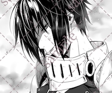 白黒イラスト描きます イメージ1