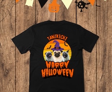 秋得 写真3枚ハロウィンTシャツ製作→納品します イメージ1