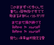 作詞、作曲します イメージ1