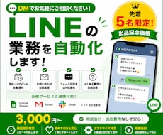 予約対応やお問い合わせ対応をLINEで自動化します イメージ1