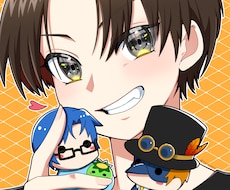 様々な用途にご使用頂けるイラスト描きます アニメ塗りのかわいい絵柄が得意です！