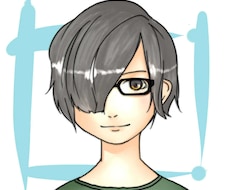 簡単な写真から似顔絵アイコン描きます イメージ1