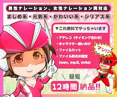 プロの技術×AIで超高品質ナレーションを作成します イメージ1