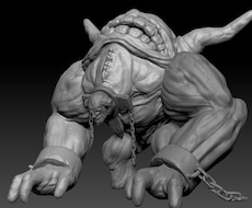 ゲームモンスターの3Dモデリングの制作をしています イメージ1