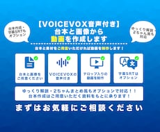 台本と画像からVOICEVOX動画を作成します イメージ1