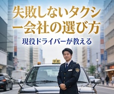 失敗しないタクシー会社の選び方教えます イメージ1