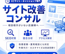 伴走型ECサイト改善｜5営業日でモヤモヤ解消します イメージ1
