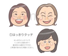ほんわかタッチで似顔絵を描きます イメージ1