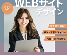 英日対応◎WEBサイトのTOPページを作ります イメージ1