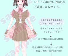 イリアムで使える立ち絵提供します イメージ1