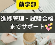 薬学部の勉強計画を立て進捗管理します イメージ1