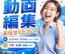 あなたの動画編集致します イメージ1