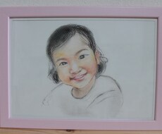 パステルで似顔絵作成いたします 添付いただいた写真を元に一点一点丁寧に仕上げます。