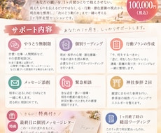 あなたの願いを1ヶ月併走します 「次にどう動くか」まで一緒に考える1ヶ月伴走型セッション。