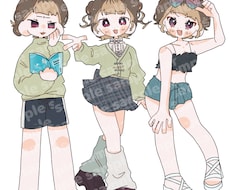 アイコン/立ち絵/ミニキャラ描きます イメージ1