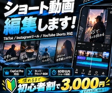 TikTok・リール用のショート動画を編集します イメージ1