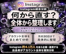 Instagramを総合分析し改善策をご提案します 投稿企画10案・30日運用方針までPDFで徹底提案