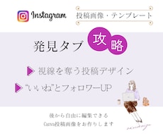 Instagramの投稿用画像作成します イメージ1