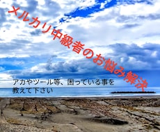 メルカリで困っている事のアドバイス相談乗ります イメージ1