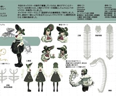 キャラクター設定絵、キャラ立ち絵描きます イメージ1