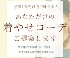予算１万円以内で着痩せコーデご提案します 【先着５名様限定｜モニター価格で受付中】URL付きコーデ提案