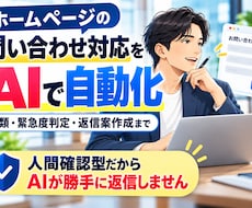 AIで問い合わせ管理を自動化します AIが問い合わせを整理！返信案作成や通知も効率化