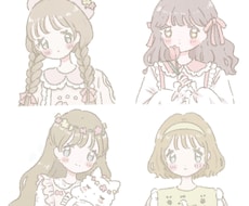 ふわっと可愛いsns用アイコンお描きします イメージ1