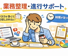 進行管理・業務整理サポートします イメージ1