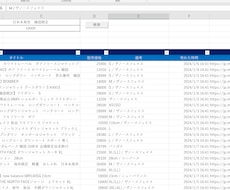 メルカリの売れ筋商品の調査の自動化ツールを作ります イメージ1
