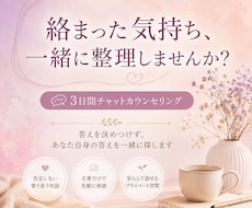 絡まった気持ちを一緒に整理します イメージ1