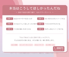 なぜか人に求めてしまう気持ちを整理します イメージ1