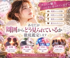 あなたが周囲からどう見られてるか徹底分析します イメージ1