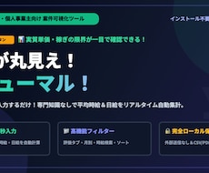 時給を見える化します 時給が丸見え！ジキューマル！入力簡単でシンプル管理！