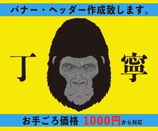 バナー・ヘッダーを低価格で作成致します イメージ1