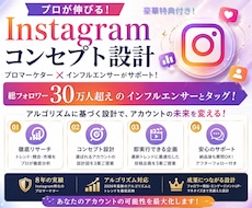 プロが伸びるInstagramコンセプト設計します 総フォロワー30万人のインフルエンサーとタッグでサポート！