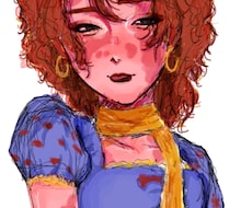 厚塗り感のあるイラストをお届けします イメージ1
