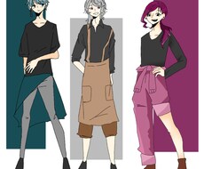 TRPG向け全身立ち絵を描きます イメージ1