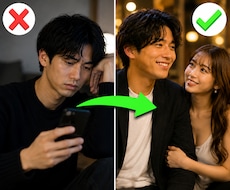 2か月間のフルサポート。貴方の恋愛人生を変えます 90%オフのモニター価格。童貞をモテ男に変えた徹底改善パック
