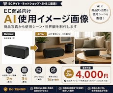 EC商品向けAI使用イメージ画像を制作します イメージ1