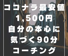 1,500円！最安値でコーチングします イメージ1