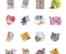 お子様やペットのスタンプ作成します イメージ1