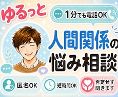 1分電話|人間関係の悩み|何でもお聞きします イメージ1