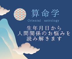 生年月日から人間関係の悩みを読み解きます イメージ1
