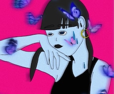 ビビットorモノトーンの個性的イラスト作ります イメージ1