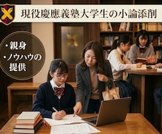 大学受験生に向け小論文の添削をします イメージ1