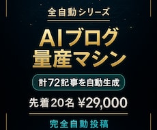 AIブログ自動投稿システムを導入します イメージ1
